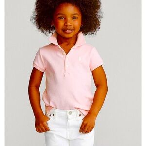 RALPH LAUREN~Size L ~Age 12-14~Pink Pony~🏇POLO SHIRT ~TOP~